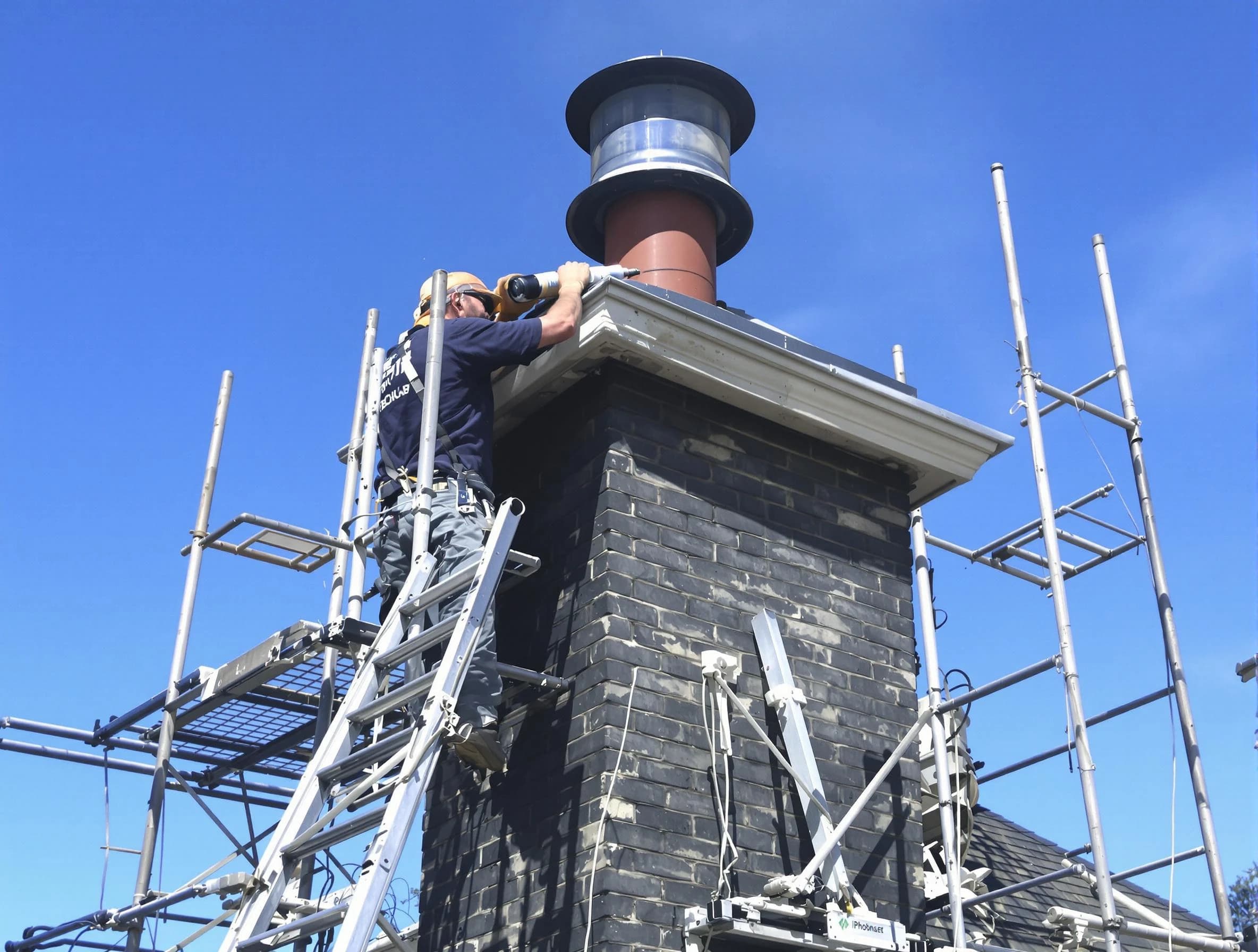 Sturdy chimney crown finished by Syracuse Chimney Sweep in Syracuse, UT