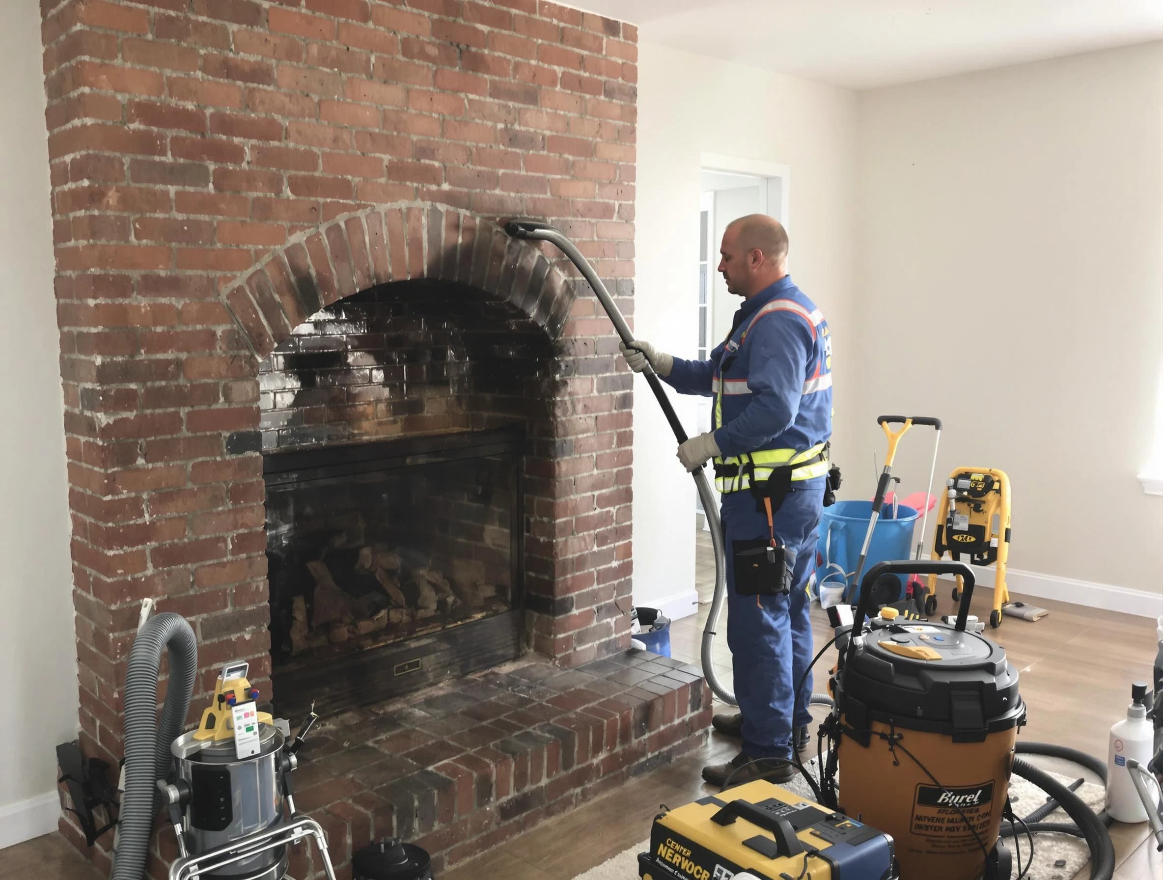 Syracuse Chimney Sweep expert performing detailed chimney sweep in Syracuse, UT