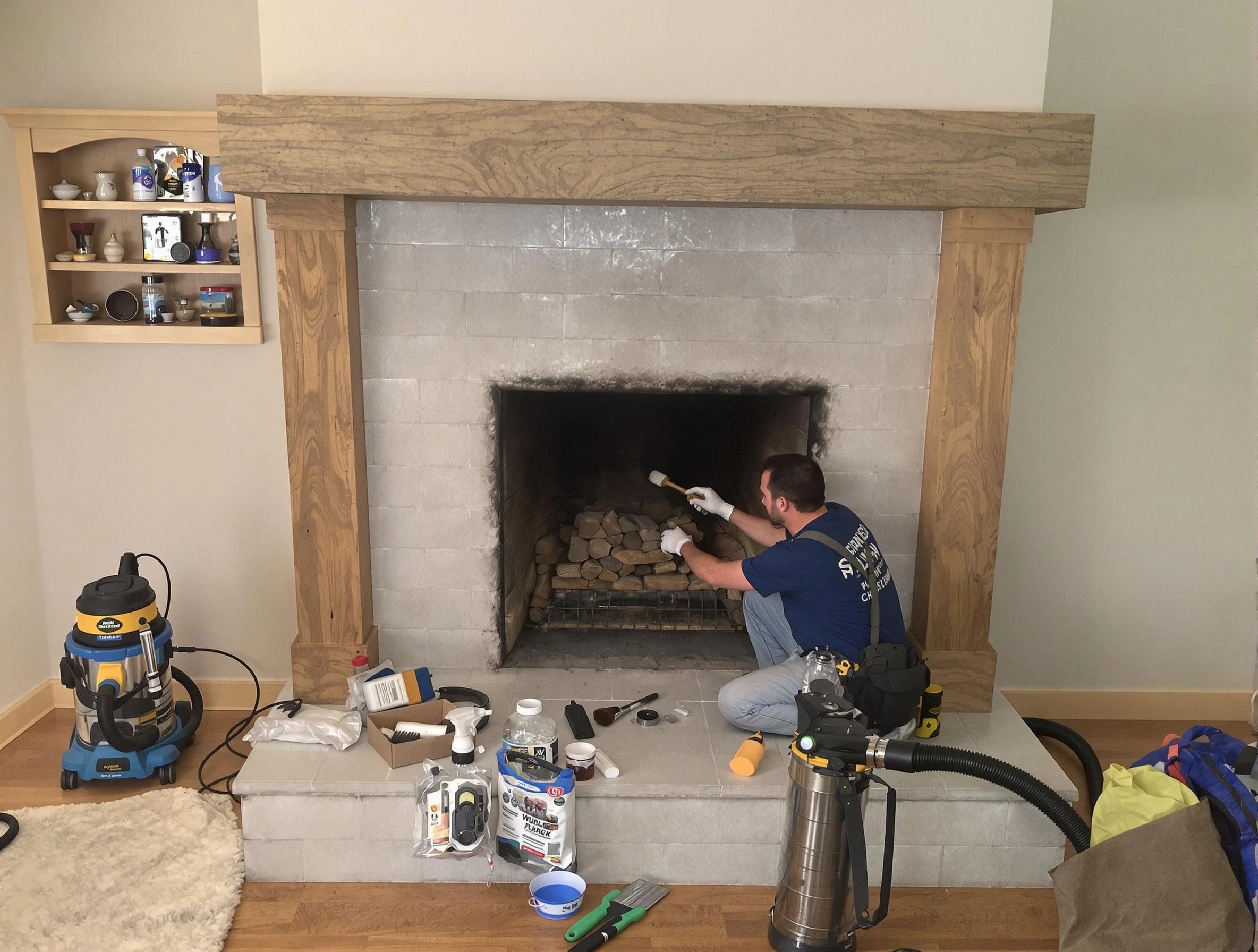 Detailed creosote removal process by Syracuse Chimney Sweep in Syracuse, UT