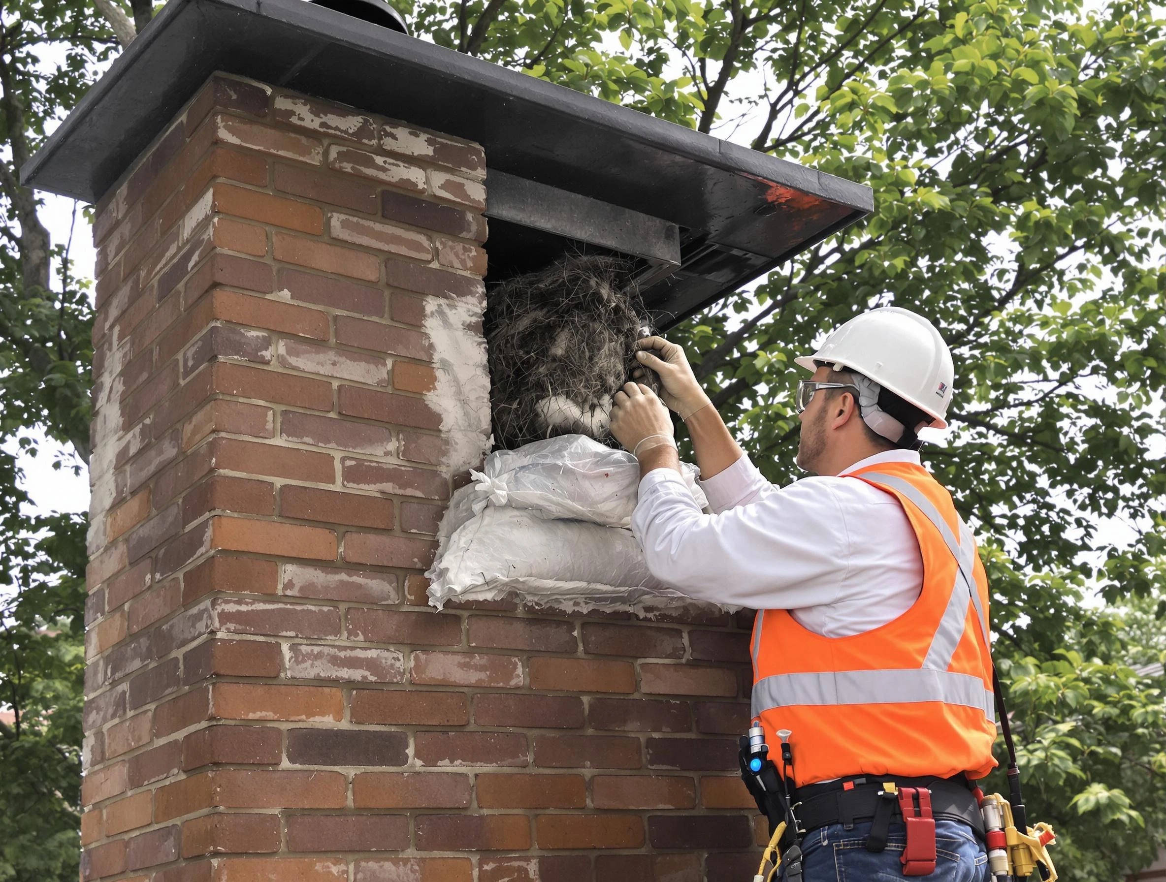 Humane removal of debris and animals by Syracuse Chimney Sweep in Syracuse, UT