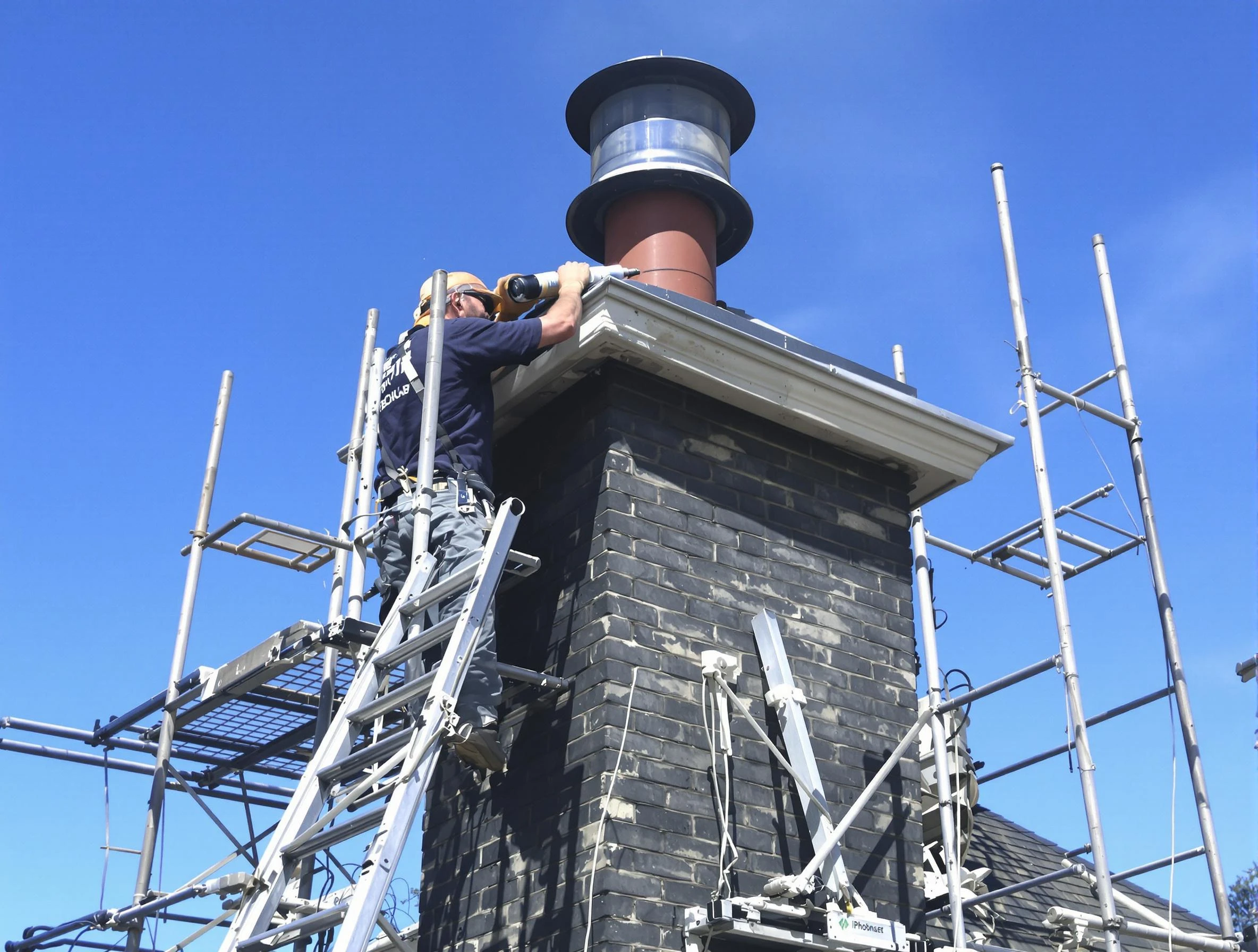 Sturdy chimney crown finished by Syracuse Chimney Sweep in Syracuse, UT