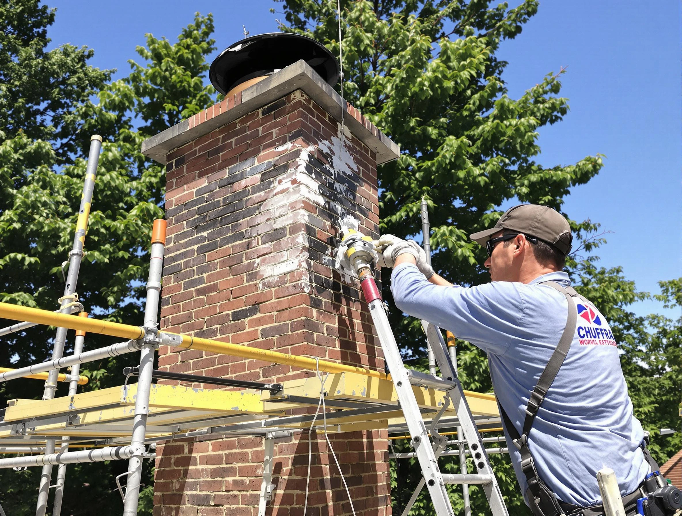 Structural chimney repair by Syracuse Chimney Sweep in Syracuse, UT