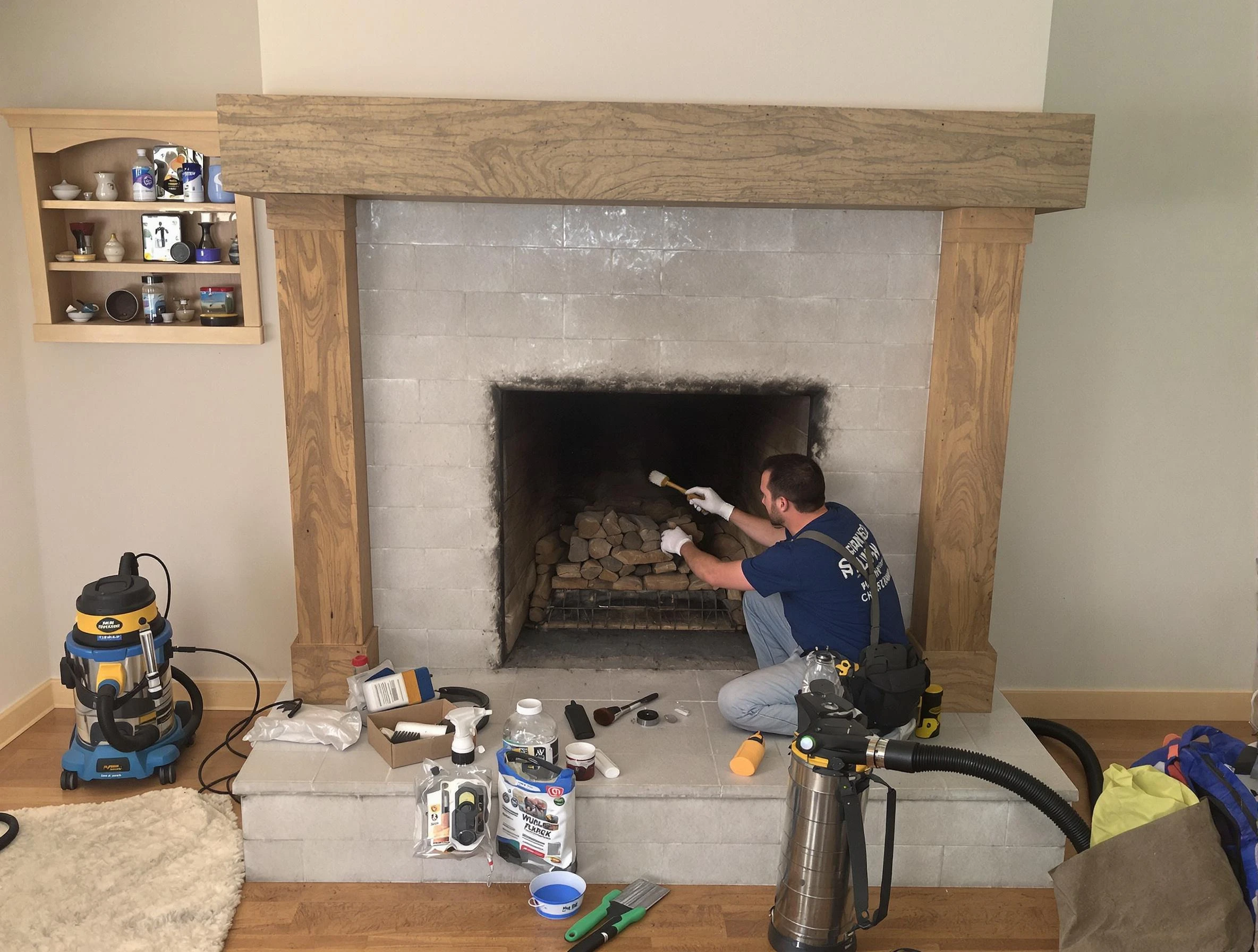 Detailed creosote removal process by Syracuse Chimney Sweep in Syracuse, UT